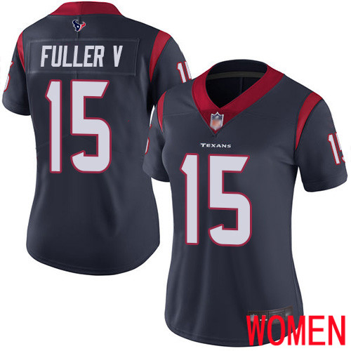 Houston Texans Limited Navy Blue Women Will Fuller V Home Jersey NFL Football 15 Vapor Untouchable
